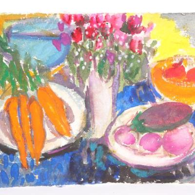 Philomene Bennett pastel drawing