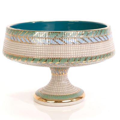 Mid-Century Modern pottery compote