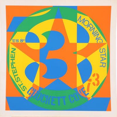 Robert Indiana serigraph Decade: Autoportraits Vinalhaven Suite