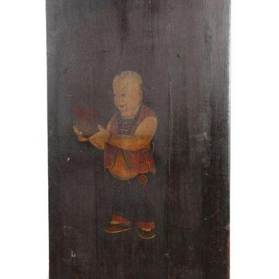 Antique Chinese painted door 32