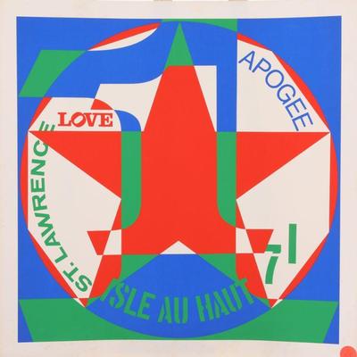 Robert Indiana serigraph Decade: Autoportraits Vinalhaven Suite