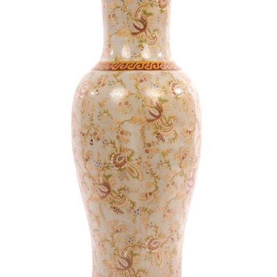 3 ft tall Asian pottery vase