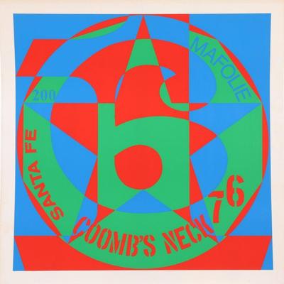 Robert Indiana serigraph Decade: Autoportraits Vinalhaven Suite