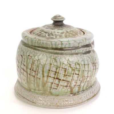 Mid-Century Modern lidded Art Pottery dish