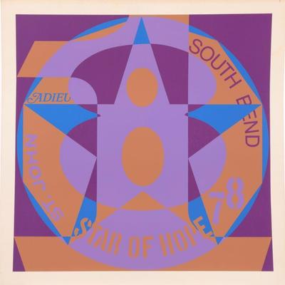 Robert Indiana serigraph Decade: Autoportraits Vinalhaven Suite