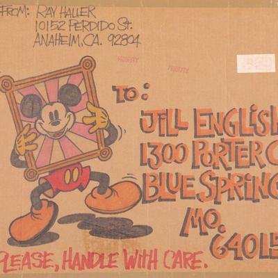 Ray Haller Original Disney Cartoon art