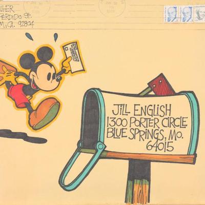 Ray Haller Original Disney Cartoon art