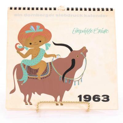 1963 German Serigraphs Calendar