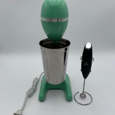 Vintage Milkshake Maker & Modern Milk Frother - Electric Helpers