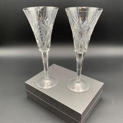 Waterford Crystal Millennium Toasting Flutes - HEALTH - 2000
