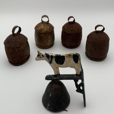 Antique Animal Bells - Perfect Patina More Cow Bell!