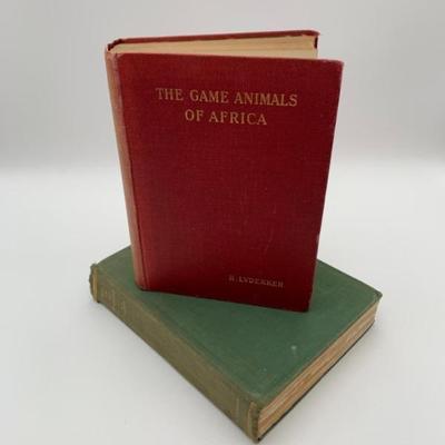 Antique Hunting Books - African Game & More - Early 1900s