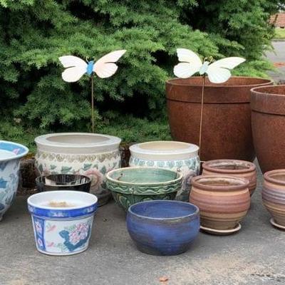 Plethora of Pots - All Sizes & Materials
