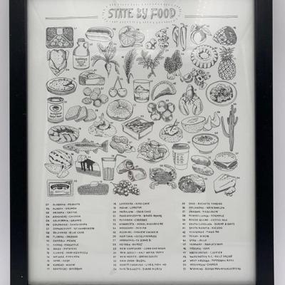 "State by Food" Print - Fun