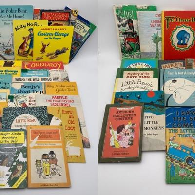 Big Bevy of Books - Vintage Kids' Soft & Hardcover - 35+