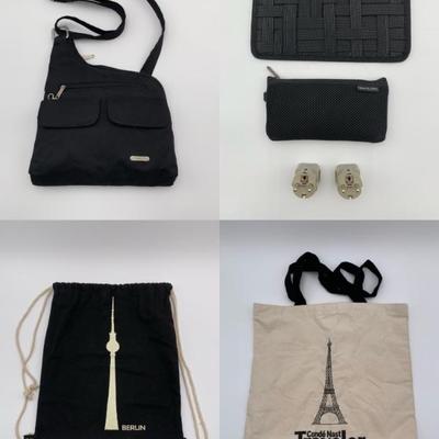 Travel in Black & White - Travelon, Totes, Adaptors +