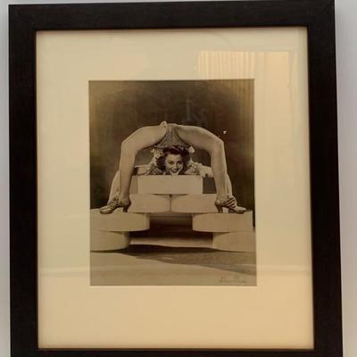Cute Contortionist - Vintage Photo