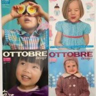 Ottobre Euro-Style Sewing Patterns #4 - 4 Issues/150+ Patterns