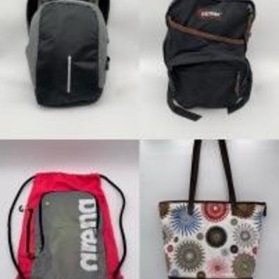 Bag Quartet - Vida, Eastpak, Arena, & Anti-Theft Backpack
