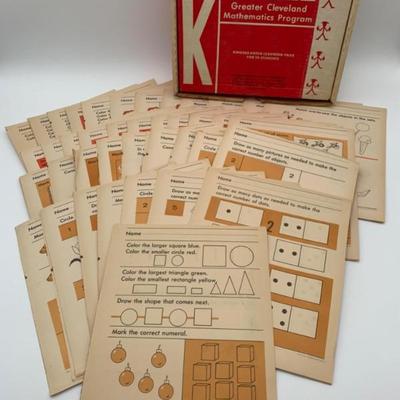 Homeschool Bundle #1 - pre-K & Kindergarten - Vintage Worksheets