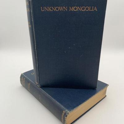 Antique Hunting Book Set -UNKNOWN MONGOLIA - Very Rare - 100+ years