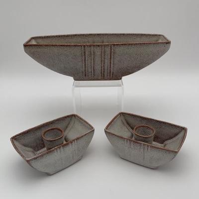 Stanley Ballard of Vermont - MCM Candleholders & Display Tray - Mint