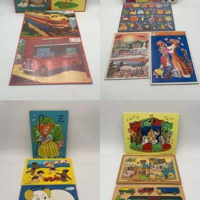 14 Vintage Puzzles for Lower Elementary Kids