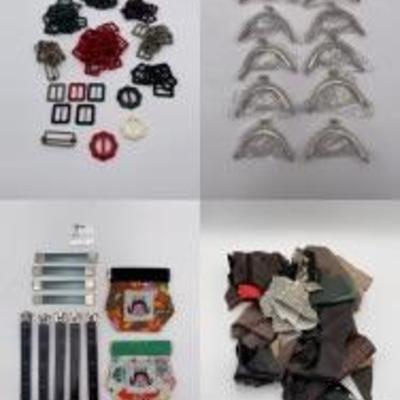 Purse Hardware, Buckles, and Leather Pieces