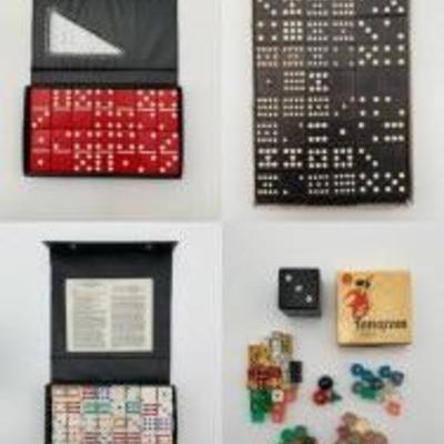 Dominos, Dice, and Tangram