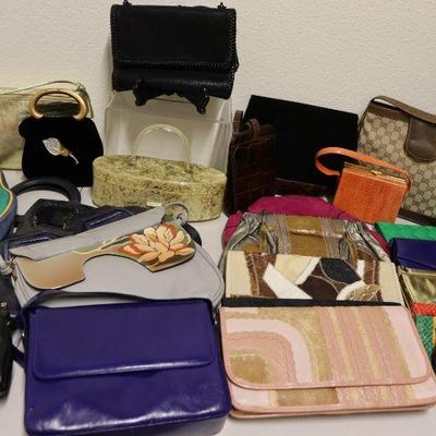 Vintage handbags and purses