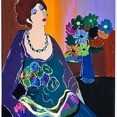 ITZCHAK TARKAY (1935-2012) SIGNED SERIGRAPH | Penelope. Screen print on paper. 15 x 12.5 in. Sight. Pencil signed lower right, numbered...