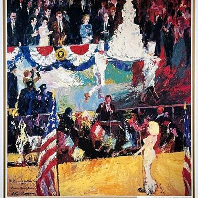 LEROY NEIMAN (1921-2012) SIGNED LITHOGRAPH | President’s Birthday Party. Signed Offset Lithograph. 22 x 20 in. Sight. Signed lower right....