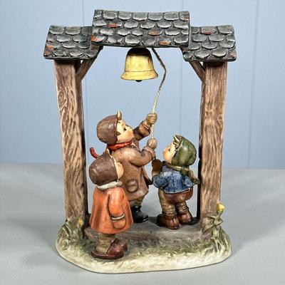 LET’S TELL THE WORLD HUMMEL FIGURINE | Let’s Tell the World Hum 487 large Hummel figurine in original box. - h. 10.25 in

