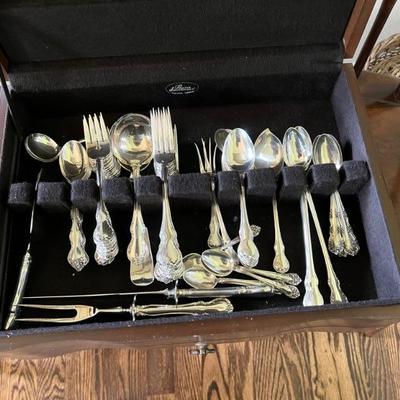 French provincial Towle Sterling silver. 4 piece place setting for 12 and more.