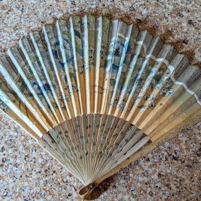 Hand painted fan