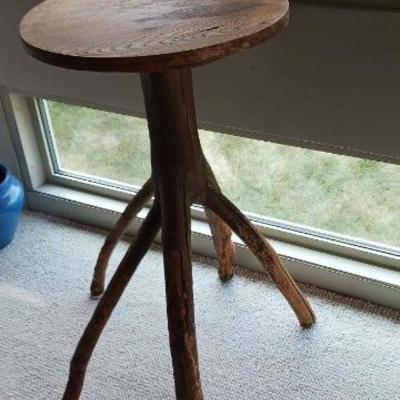 Rustic Adirondack branch table