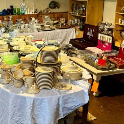 More dishware and China sets.