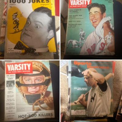 Classic vintage magazines. 