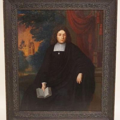 1089	OIL PAINTING ON BOARD PORTRAIT OF GENTLEMAN, 17TH CENTURY, DUTCH PAINTER?
