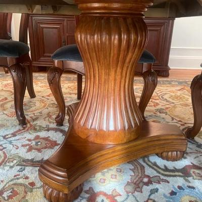 American Drew/Bob Mackie Double Pedestal Table