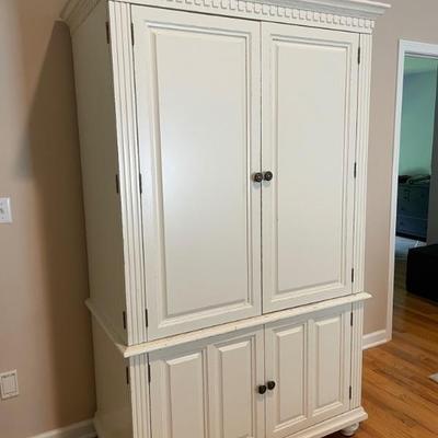 Ballard Design Chadwick Office Armoire. 46” W x 79” H x 25” D