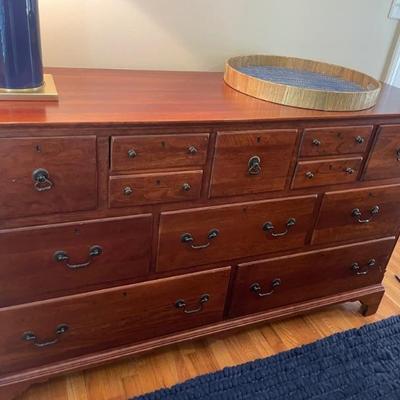 Lexington-Bob Timberlake Cherry Dresser w/12 drawers   19” D x 36” H x 60” W 