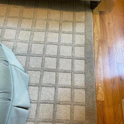 Ethan Allen Montclair Area Wool Rug/Golden Harvest/Pewter. 8x10