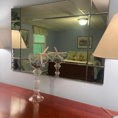 Beveled Wall Mirror 30” x 44”