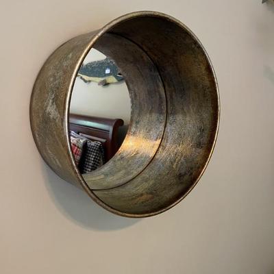 "Tire Rim" Mirror 17.5” x 8.5”