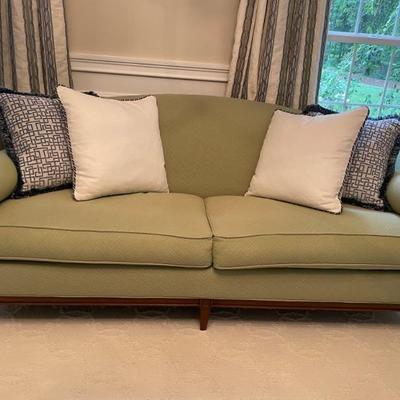Ethan Allen Audrey Sofa with Custom Fabric  86”w x 35”d x 35”H