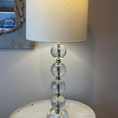 Ethan Allen stacked ball contemporary lamp