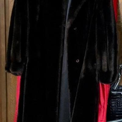 Faux fur coat