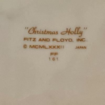 Christmas holly by Fitz and Floyd