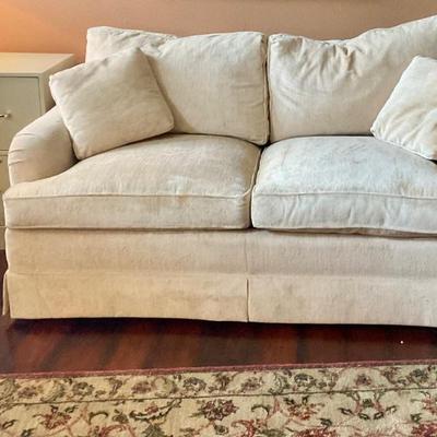 Nice off white loveseat